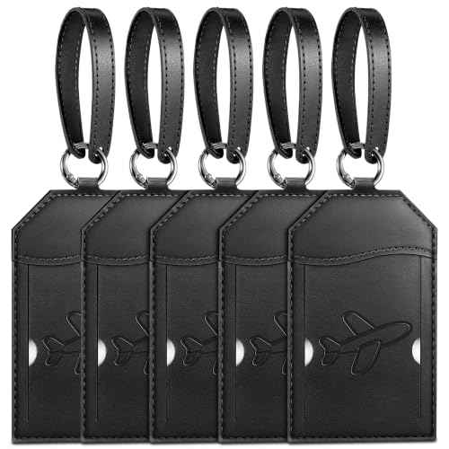 5 Pack Luggage Tags for Suitcases Bag Tag (5 Count)