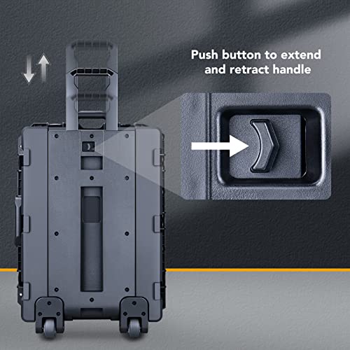 HC 6540 Hard Case with Wheels and Foam