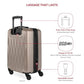7272 Energie Expandable Hardside Luggage with Spinner Wheels and TSA Lock (3 Count)