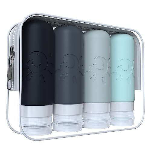 Travel Bottles for Toiletries (4 Count)