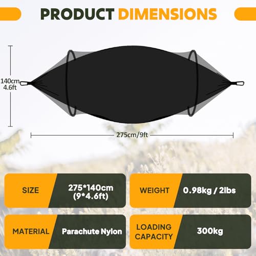 Ultra Light Travel Camping Hammock Pop