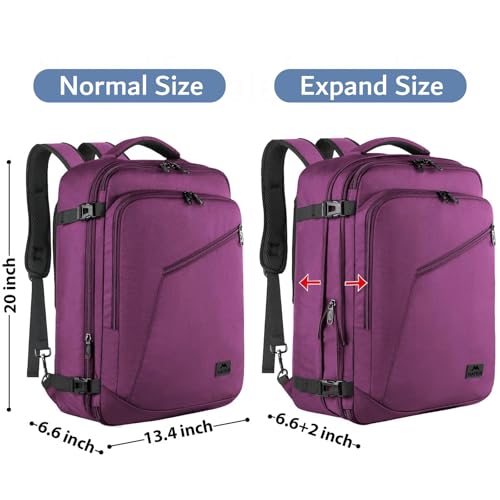 Large Purple Travel Backpack