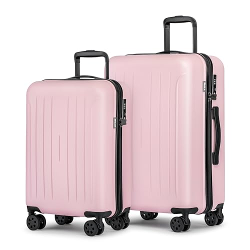 Luggage Sets 2 Piece Hardshell Suitcase with TSA Lock (2 Count)