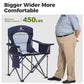 Oversized Fully Padded Camping Chairs with Lumbar Support (2 Count)
