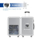 Stow-N-Go Hanging Travel Shelves, Packing Organizer for Luggage. Carry on Closet for Suitcase. Expandable Packing Cube. Travel Essentials. (Dark Gray - L, L = (L) 11.8" x (W) 11.8")
