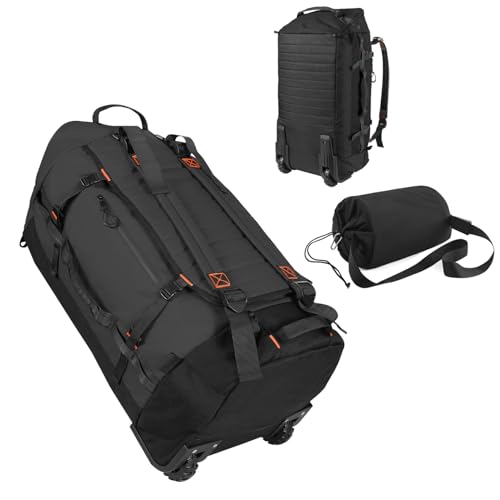 85L 29“ Foldable Rolling Backpack with Wheels