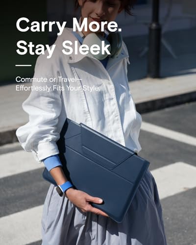 Laptop Carry Sleeve with Stand &Smart Storage for 13" Laptop for Work