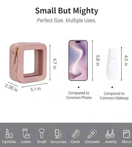 Mini Clear Makeup Bag