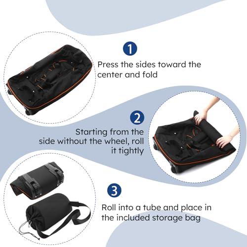 110L Expandable to 140L 32” Foldable Oxford Soft