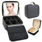 Travel Makeup Bag with LED Mirror with 3 Lighted Settings