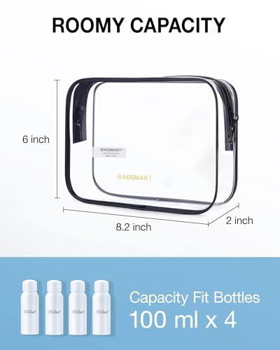 Clear Toiletry Bag 2 (2 Count)