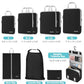10 Piece Compression Packing Cubes with Travel Organizer Set (10 Count)