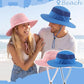 Womens Sun Hat Lightweight Mesh Bucket Hat UPF50+ Wide Brim Sun Protection Caps Pink