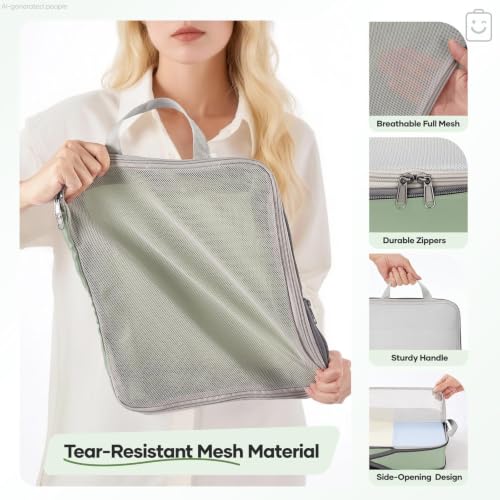 11 Set Compression Packing Cubes for Travel Essentials (11 Count)