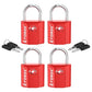 Small TSA Approved Luggage Locks (4 Count)