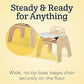 Easy Serve Low 7" Wood Feeding Chairs Highchairs (2 Count)