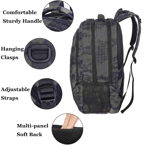 Grey 17.3 Inch Laptop Backpack