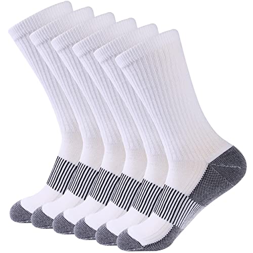 6 Pairs Hiking Camping Running Socks (6 Count)