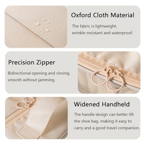 2 Pack Shoe Bags for Travel