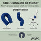 Twist Memory Foam Travel Pillow