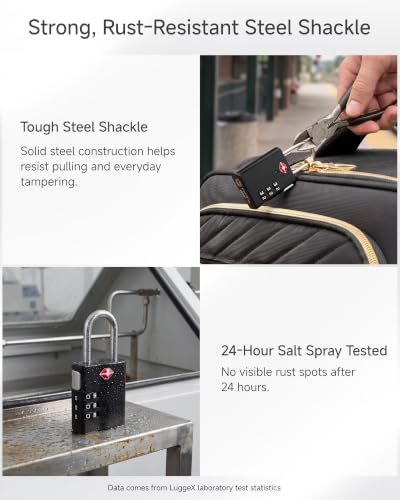 TSA Locks for Luggage (4 Count)