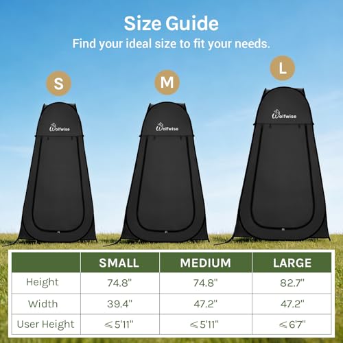 Pop Up Shower Tent for Camping Essentials