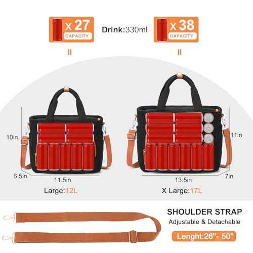Insulated Lunch Box for Work with Cup Holder