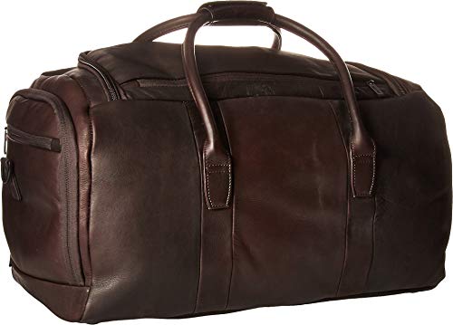 Duff Guy Colombian Leather 20" Single Compartment Top Load Travel Duffel Bag