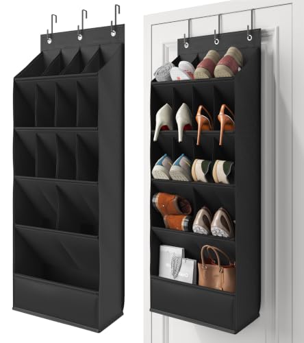 Over the Door Shoe Rack for Closet Fit 18+ Pairs