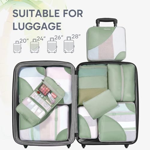 10 Set Packing Cubes for Travel (10 Count)