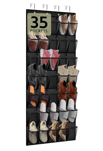 35 Pocket Over the Door Shoe Organizer (35 Count)