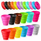 24 Pcs Silicone Collapsible Travel Cup (24 Count)