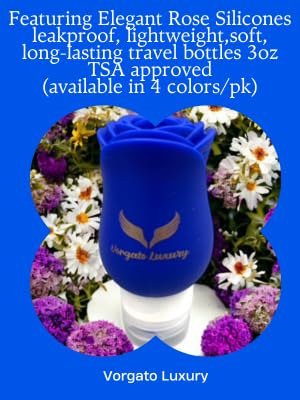 Silicone Travel Bottles for Toiletries (4 Count)