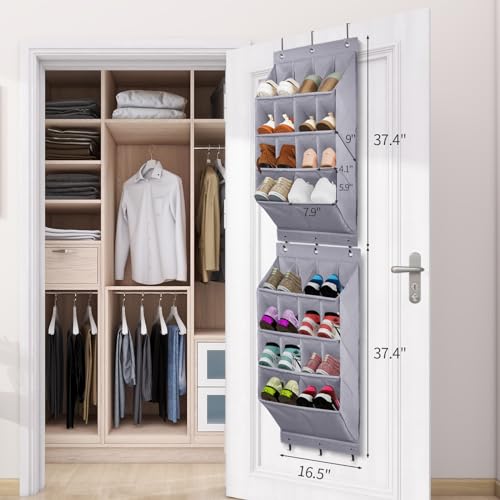 2 Pack Over the Door Shoe Organizers (2 Count)