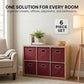 Fabric Storage Bins 6 Piece Set