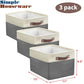15" x 11" Large Fabric Storage Bin (3 Count)