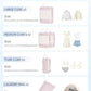 5 Set Compression Packing Cubes for Travel