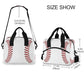 Sport Baseball Print Pattern Insulated Lunch Tote Bag Reusable Cooler Lunch Box with Shoulder Strap for Women Men Work Picnic School Beach (Multi 10)
