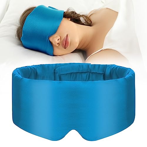 100% Mulberry Silk Sleep Mask Eye Mask for Women Man with Adjustable Band
