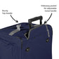 22 inch Carry On 8 Pockets Wheeled Rolling Duffel Bag Water Resistant Luggage Lightweight Travel Suitcase with Retractable Handle