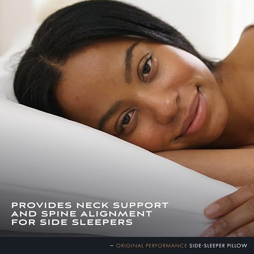 Down Alternative Side Sleeper Cooling Pillow
