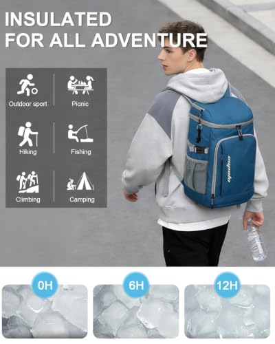 Cooler Backpack Insulated Leak Proof for Women Men Soft Cooler Bag (36 Count)