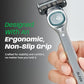 SLEEK 6 Blade Razor for Men with Multi (3 Count)