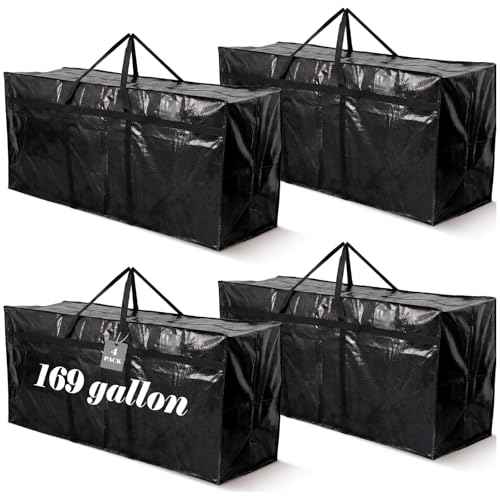 4 Pcs 169 Gallon Extra Large Moving Bags Heavy Duty Storage Bag (4 Count)