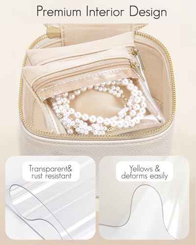 Jewelry Organizers and Storage with Clear 6 Velvet Bags