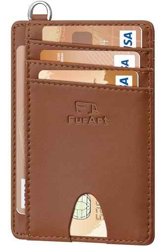 Slim Minimalist Wallet RFID Credit Card Holder for Men
