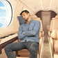 Premium Soft Long Travel Blanket Pillow Airplane Large Size Gray