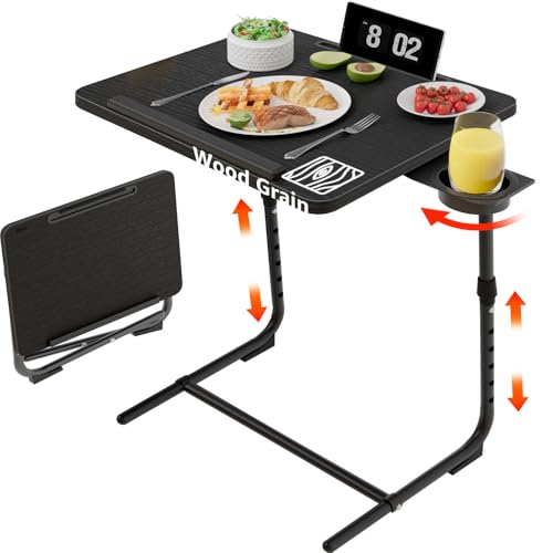 Adjustable TV Tray Black Dinner