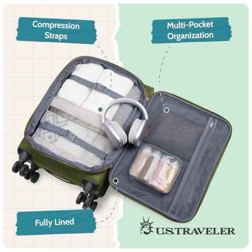 Rio Lightweight Softside Rolling Carry