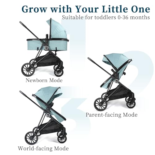 Lite 2.0 Baby Stroller with Newborn to Tollder Mode